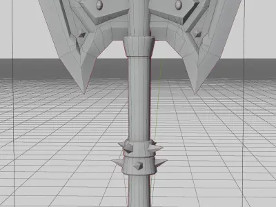 Game Assets Ax Model Low-poly 3D model