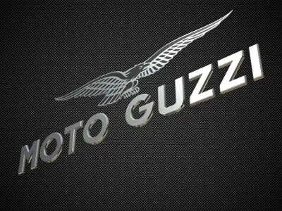 moto guzzi logo 3D model
