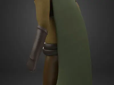 Medieval Archer Low-poly 3D model purchase