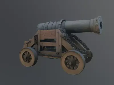 old mortar 3D model