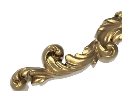  decorative pattern ready for 3D printing 3D print model 6
