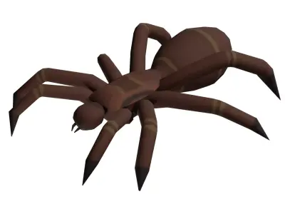 Spider LowPoly Free low-poly 3D model