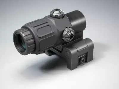 Eo Tech Megnifier Low-poly 3D model