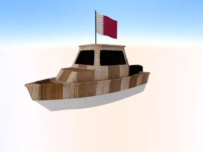 Qatar Fishing Boat 3D model