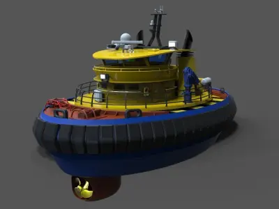 Tug 360 3D print model