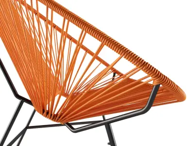 Acapulco Lounge Furniture Set 02 3D model