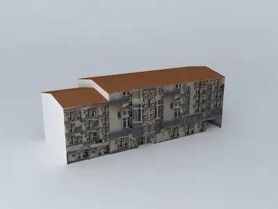 Building apartment Free 3D model purchase