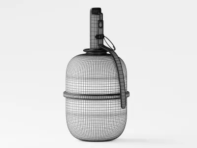 Hand Grenade 3D Model Low-poly 3D model purchase