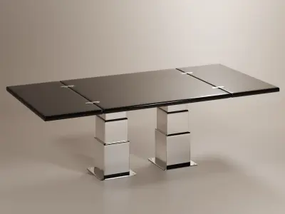 Modern Yacht Furniture Set 3D model