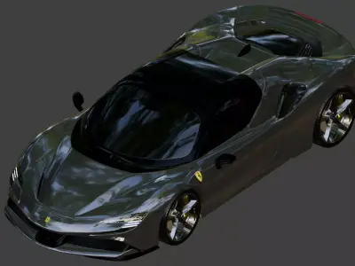 Ferrari Supercar  3D model