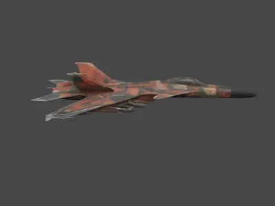 Crimson Sky Warrior 3D model