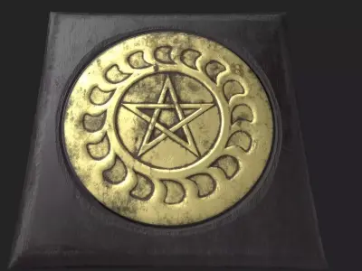 Ritualistic Stool 3D model