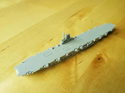 British Aircraft Carrier Ark Royal 3D print model