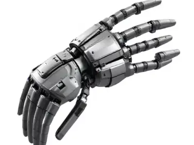 Industrial Robotic Arm3D Low-poly 3D model