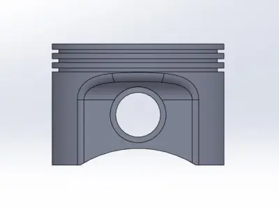 Piston 3D model from CGTrader