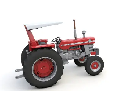 Massey Ferguson 1130 Canopy Tractor 1968 3D model
