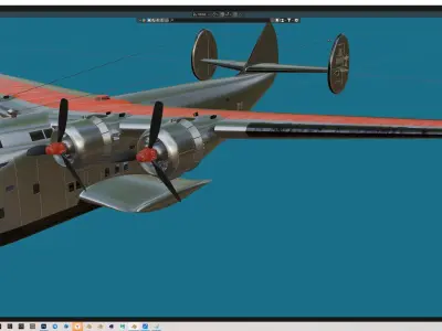 Boeing -314 Clipper Free 3D model
