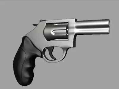 Gun 3D revolver 3D model
