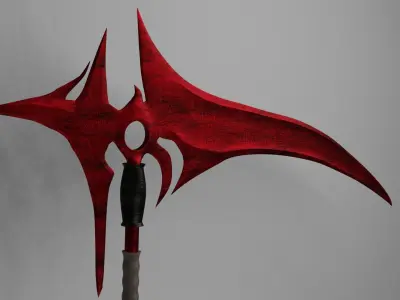 Red Scythe 3D model