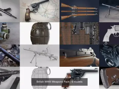 British WWII Weapons Pack