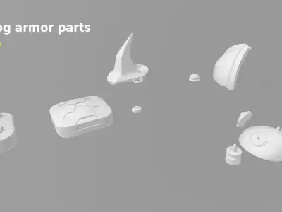 Roadhog more armor pieces 3D print model