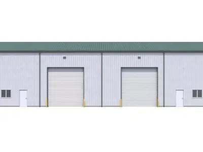 Industrial Building 57 Low-poly 3D model