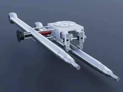 Heavy duty robot gripper 3D model