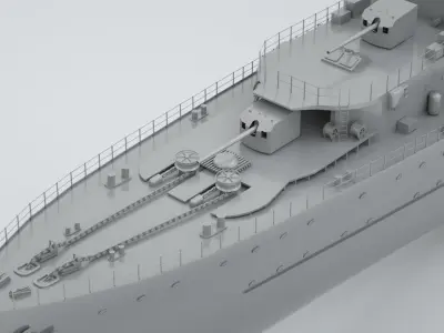 Java Class Cruiser Netherlands 3D model