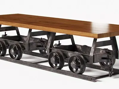Train Crank Table 3D model purchase