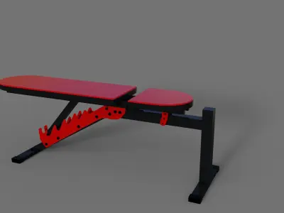 Bench Press  Free 3D model