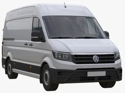 VW Crafter 2 Panel Van 3D model