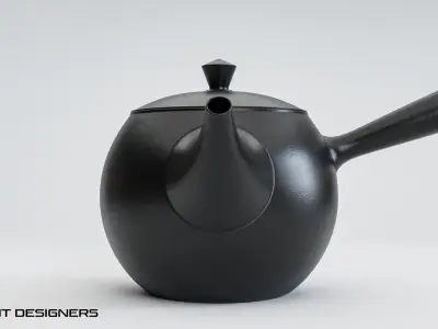 Tokoname Japanese Teapot 3D model