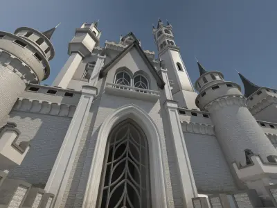 Medieval Castle 3D model 18