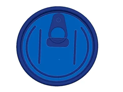 Aluminium lid 83mm Free 3D model