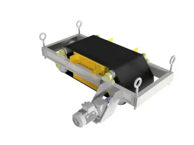 Metal separator for conveyor belts 3D model