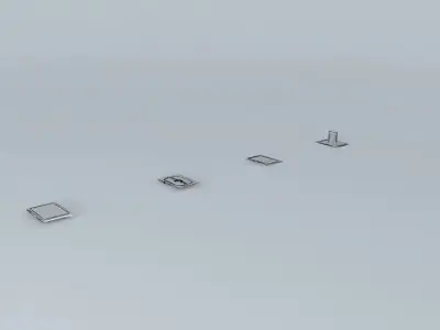 Asma tavan model5 Free 3D model