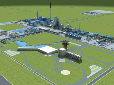 Factory 4 3D model