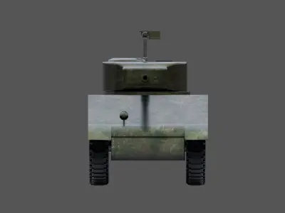 M4 Sherman Toy Model Free 3D model