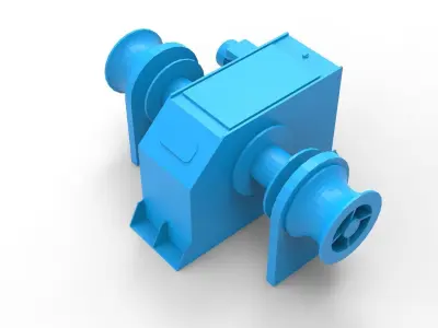 Winch Machine 3D print model