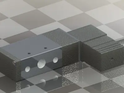 52 way pneumatic valve Free 3D model
