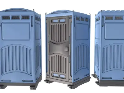 Portable Toilet 3D model purchase