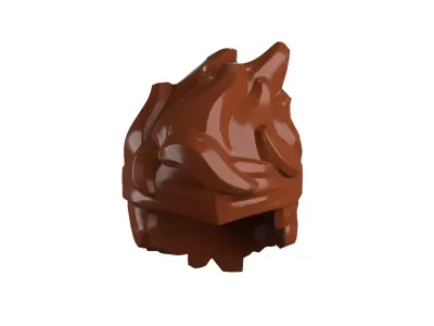 Custom3Dprint Minifigure Accessory - Minifigure Hair S2 - 134 3D print model