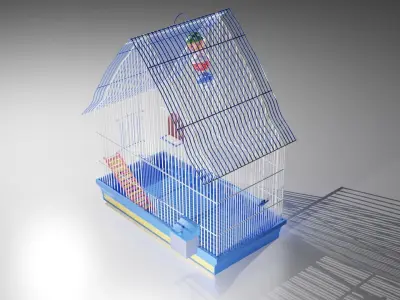 Parrot cage 3D model