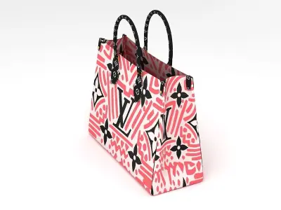 Louis Vuitton Leather Bag 11 3D model