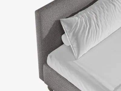 Single bed 3D model