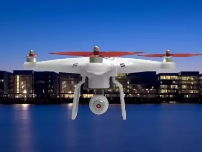 Quad Copter Free 3D model