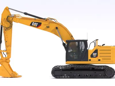 CAT 330 Hydraulic Excavator 3D model