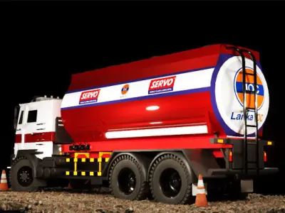 Fuel Truck 3d model 3D model