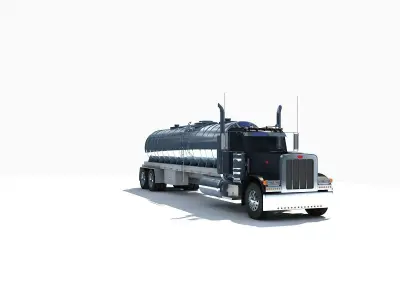 Dark Tanker Truck V21 3D model
