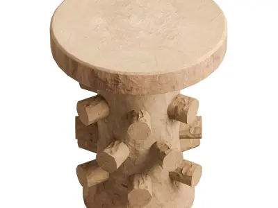 Stub Side Table Pols Potten 3D model